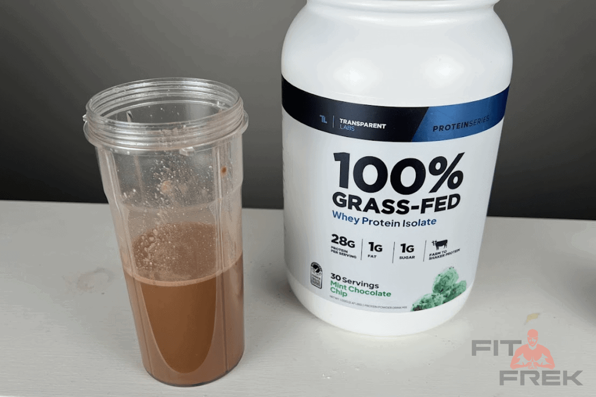 Mint Chocolate Chip, Water Shaker Test, TL Whey Protein (3)