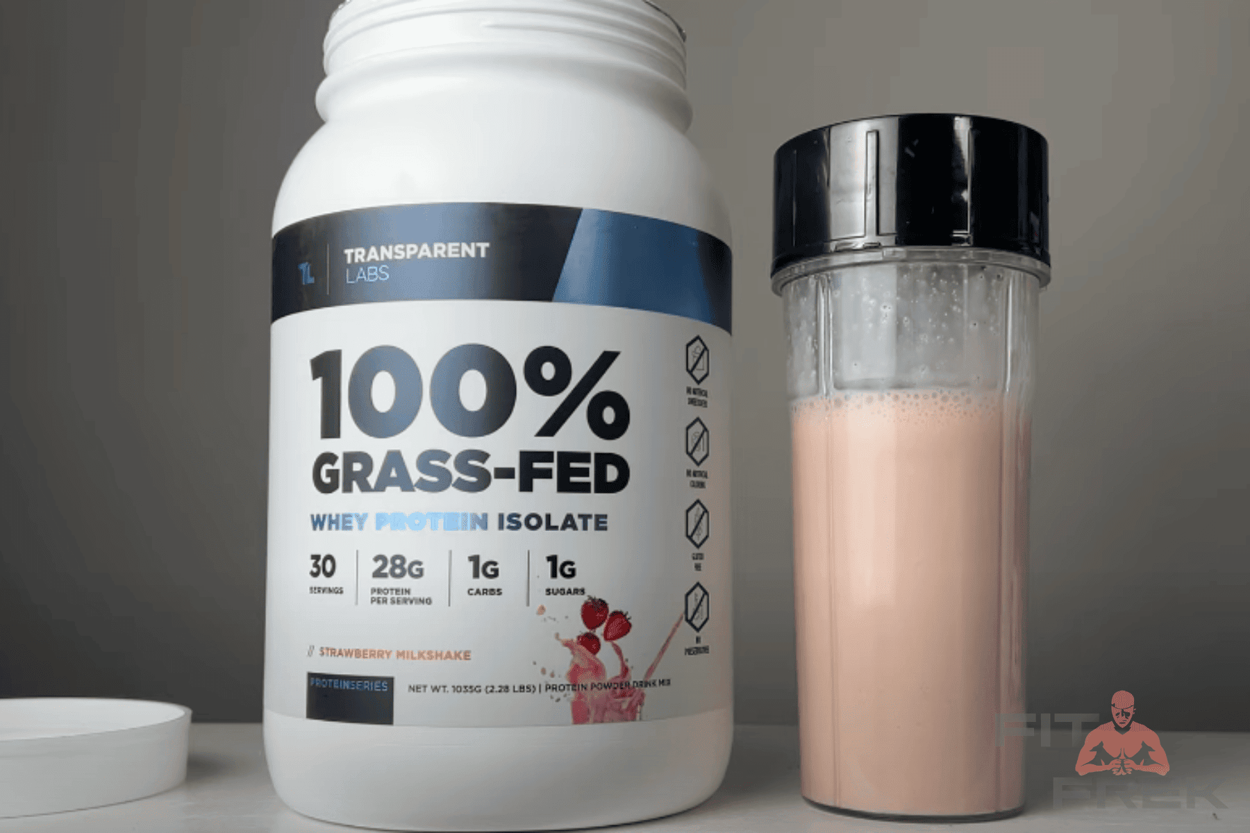Strawberry Milkshake, Milk Test, TL Whey Protein