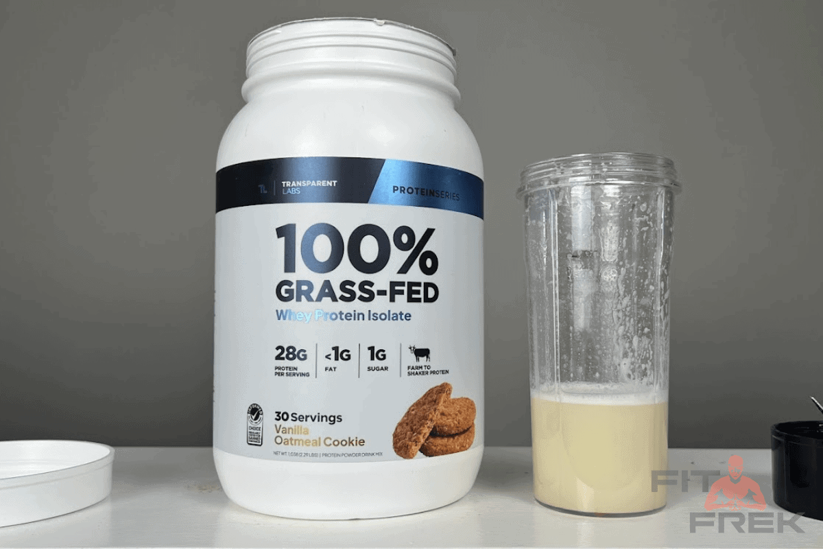 Vanilla Oatmeal Cookie, Water Shaker Test, TL Whey Protein (2)