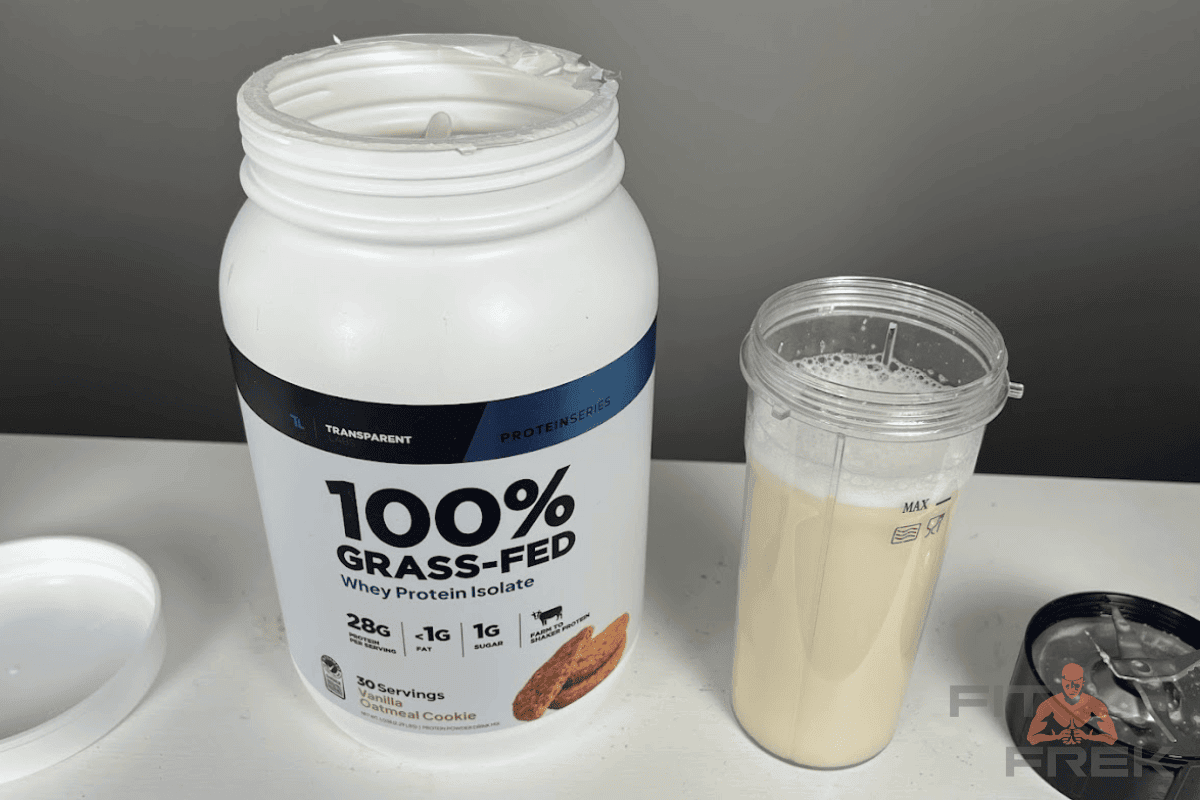 Vanilla Oatmeal Cookie, Water Shaker Test, TL Whey Protein