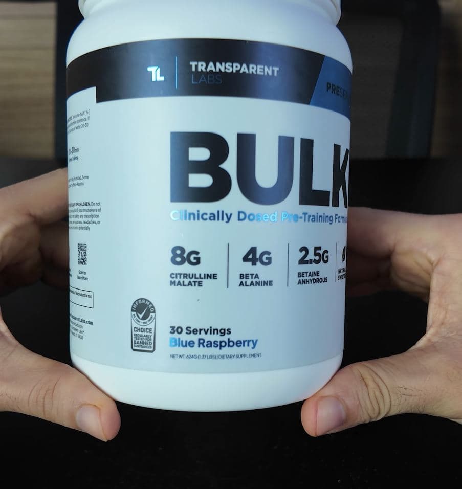 Transparent Labs Bulk Pre Workout