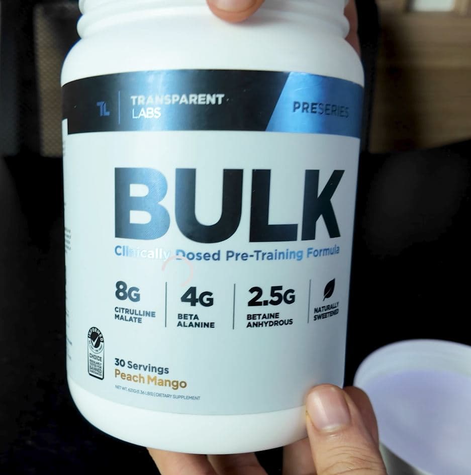 Transparent Labs Bulk Pre Workout