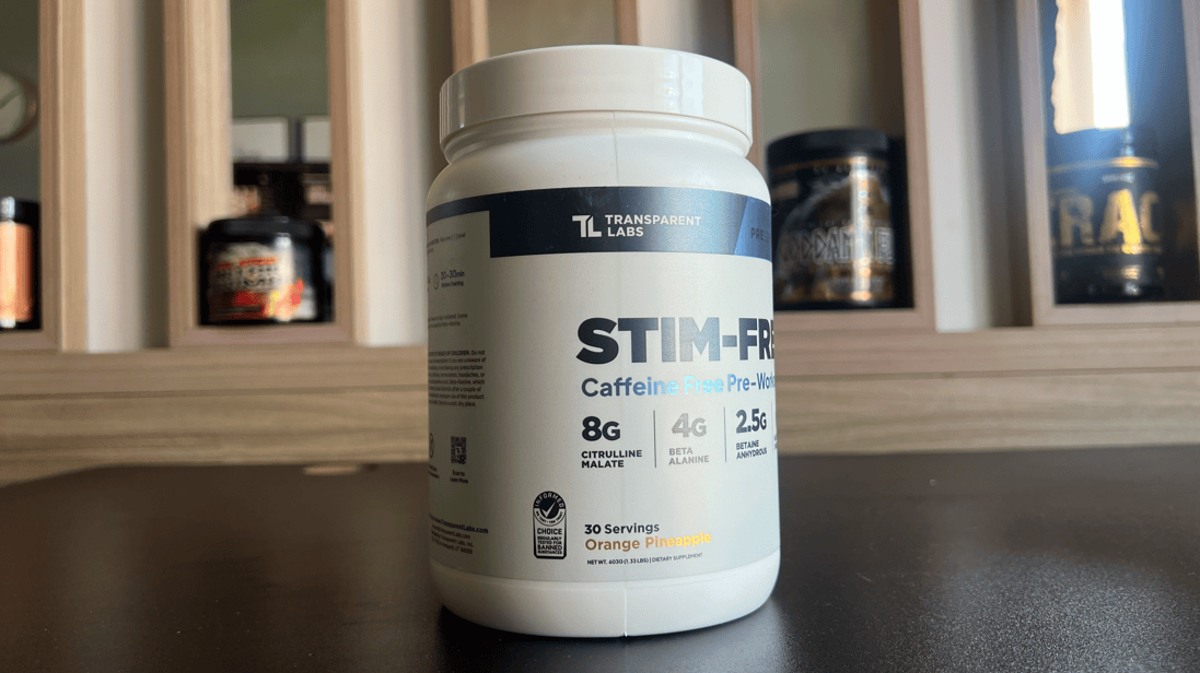 orange pineapple stimfree transparent labs bottle